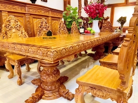 BÀN ĂN GỖ TỰ NHIÊN