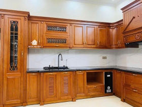 TỦ BẾP GỖ TỰ NHIÊN