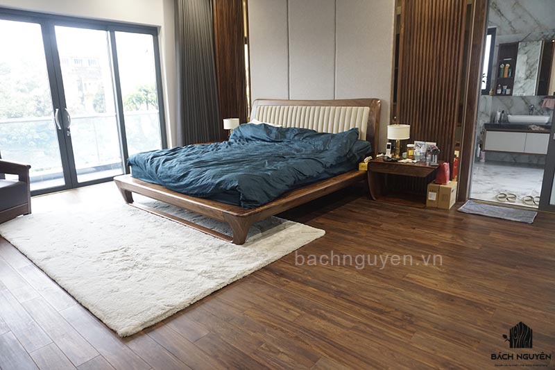 sàn gỗ chiu liu phòng ngủ